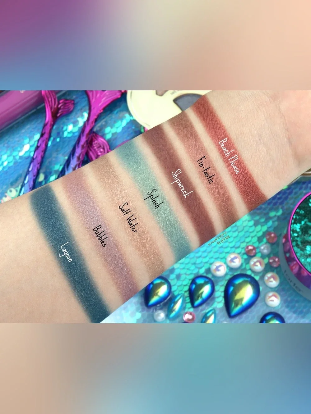 NIB Tarte Be A Mermaid and Make Waves Eyeshadow Palette